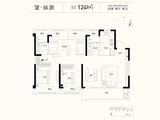 新能源天骄望_4室2厅2卫 建面124平米