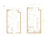 鹏辉当代阅MOMΛ_2室2厅2卫 建面57平米