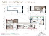 中国铁建铁建城_3室2厅2卫 建面139平米