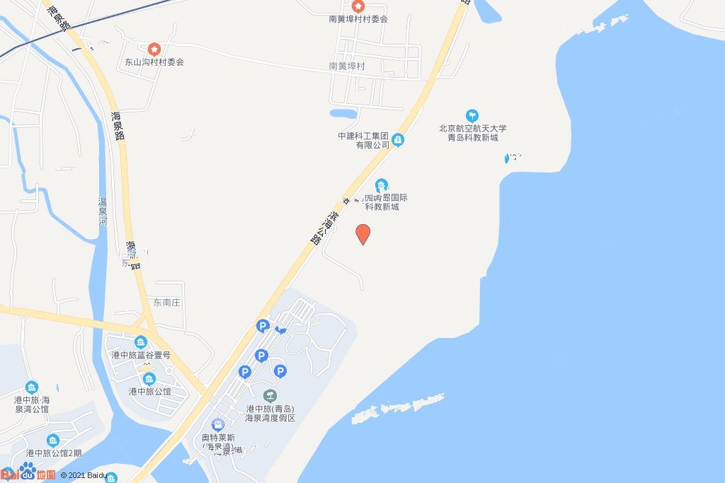 蓝谷滨海公路东、海岸线西