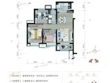 滨湾万科城_3室2厅1卫 建面93平米