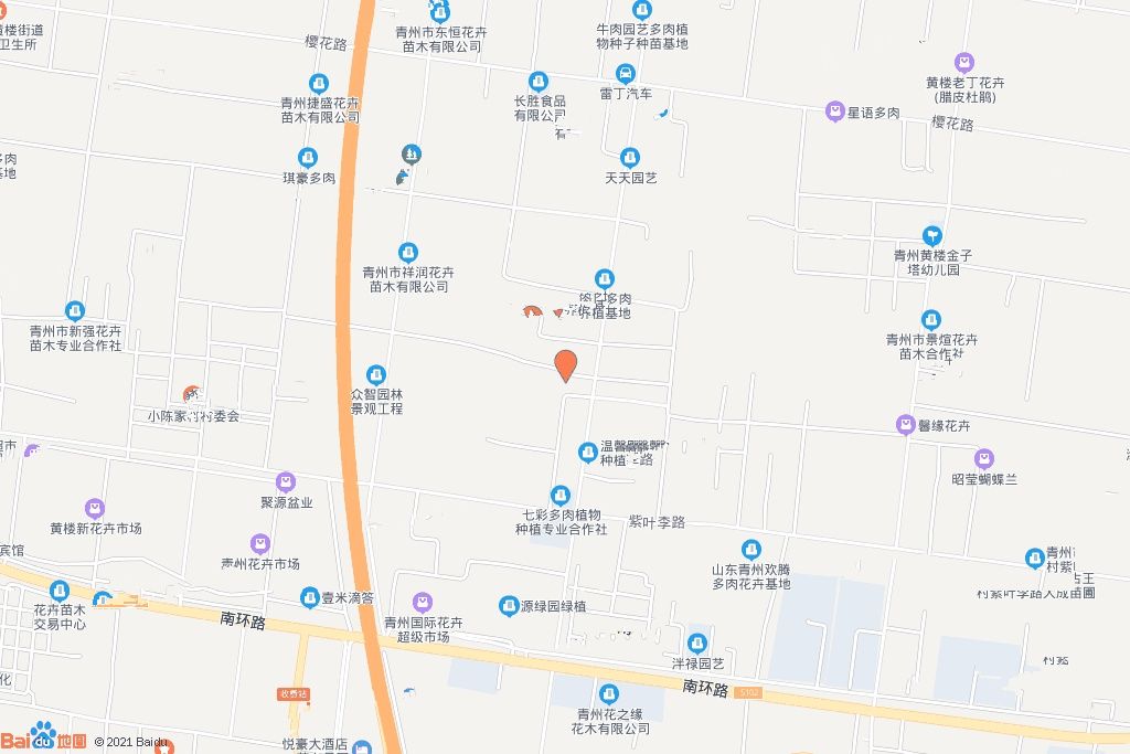 卢李村，东至君子兰路，南至牡丹路