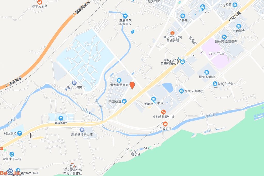 鼎湖区71区，东为桂湾路，南为鼎湖大道