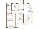 保利开投徕卡公园_3室2厅1卫 建面89平米