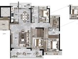 开控城投云锦_4室2厅2卫 建面141平米