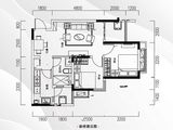 黛山华庭_2室2厅1卫 建面71平米