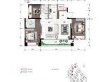 中国铁建铁建城_3室2厅2卫 建面115平米