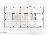 翡翠中心_写字楼14-25层户型图 建面92平米