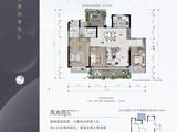 美的天玥_4室2厅2卫 建面108平米