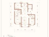 北京城建国誉上城_3室2厅2卫 建面124平米