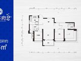 鸿荣源珈誉府2区_3室2厅2卫 建面86平米