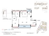 科学城凤玺台_4室2厅2卫 建面140平米