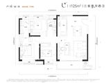 光谷湖畔八号_3室2厅2卫 建面125平米